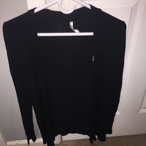 Black stretchy cardigan